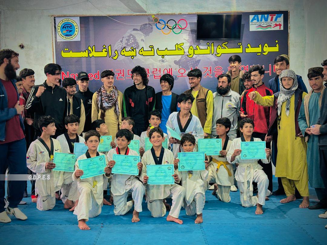 پکتیا؛ څمکنیو ولسوالۍ کې د ۲۰ ورزشکارانو ترمنځ د W.T.F تکواندو سیالۍ ترسره شوې