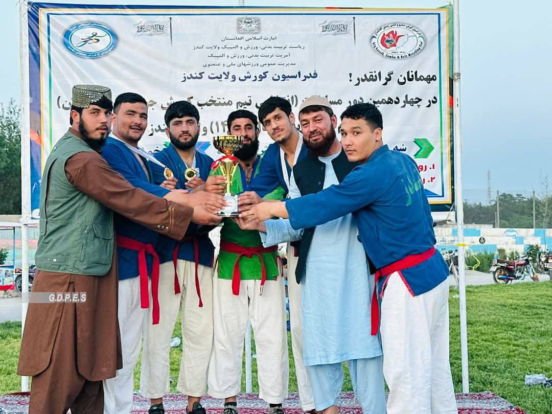 کندز کې د ۷۰ پهلوانانو ترمنځ د کورش آزادې سيالۍ وشوې