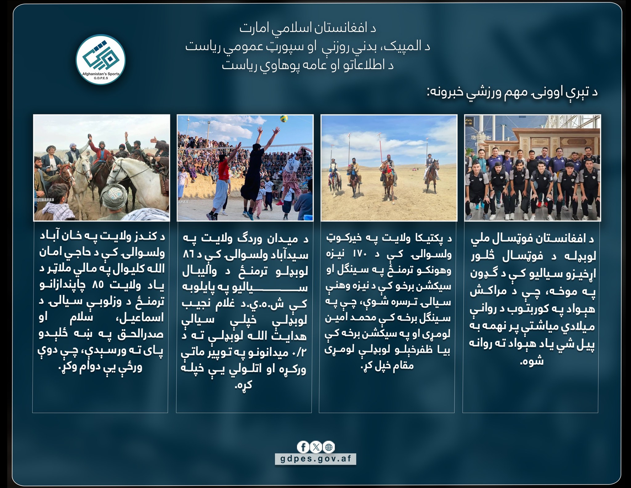 د تېرې یوې اوونۍ ورزشي خبرونو ته لنډه کتنه!