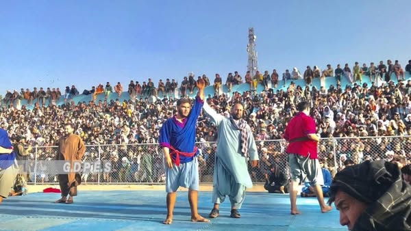 بادغیس؛ مرکز قلعه نو کې د ۳۲۵ پهلوانانو ترمنځ د پهلوانۍ ټاکنیزې سیالۍ پای ته ورسېدې