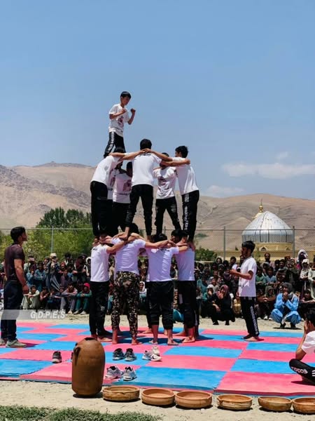 ميدان وردگ؛ نرخ ولسوالۍ کې د ۲۵ ورزشکارانو ترمنځ د قوت الرمي سيالۍ وشوې