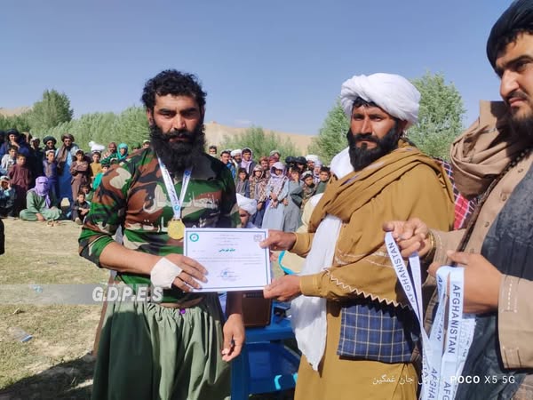 غور؛ مسابقات پهلوانی با اشتراک ۱۸۰ ورزشکار در ولسوالی پسابند برگزار گردید