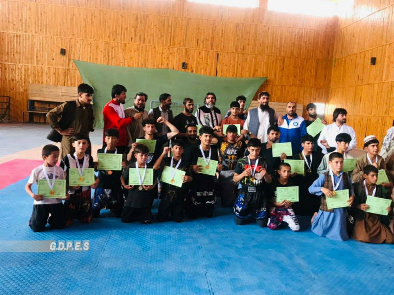 بغلان؛ پنجمین دور مسابقات انتخابی کانگفو توا با اشتراک ۳۰ ورزشکار برگزار گردید
