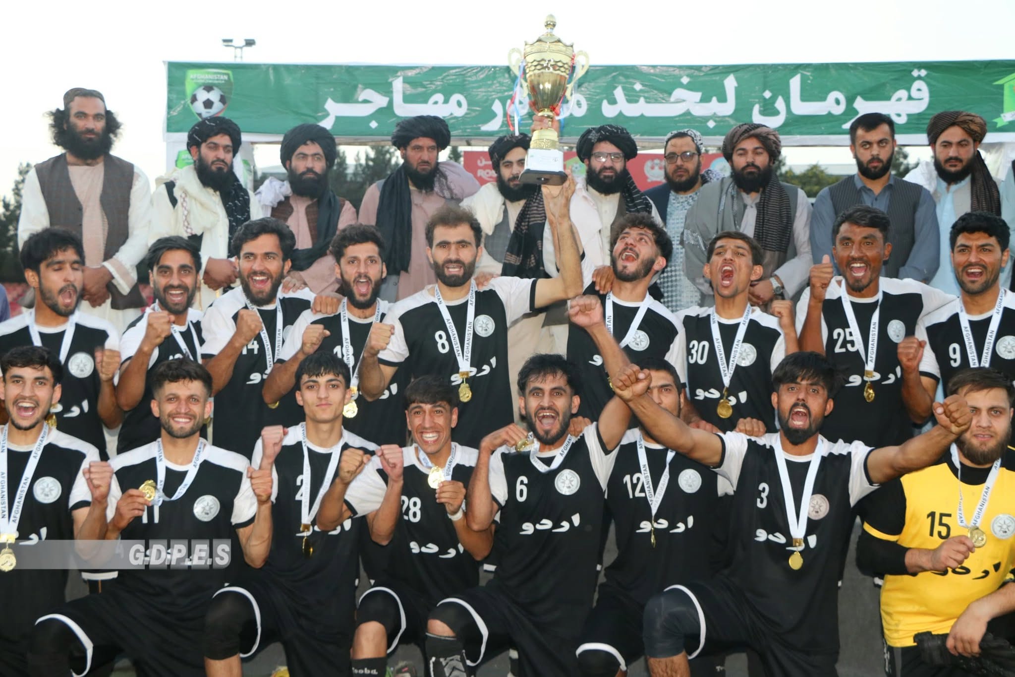 کابل؛ د ۱۲ لوبډلو ترمنځ د فوټبال سیالۍ د اردو لوبډلې په اتلولۍ پای ته ورسېدې