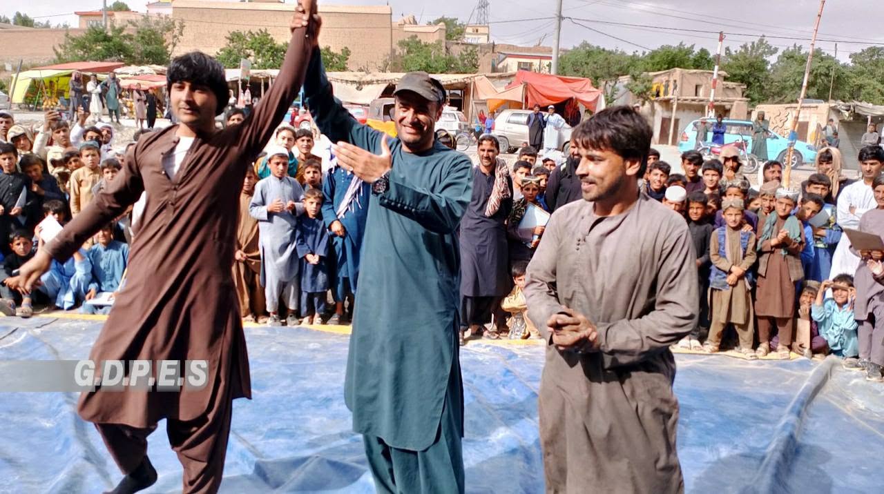 پکتیا؛ کې د ۶۰ ورزشکارانو ترمنځ د غېږ نیونې سیالۍ ترسره شوې