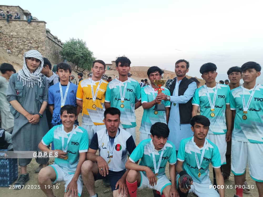 دایکندي کې د ۱۰ لوبډلو ترمنځ د فوټسال سيالۍ د اتحاد خربيد لوبډلې په اتلولۍ پای ته ورسېدې