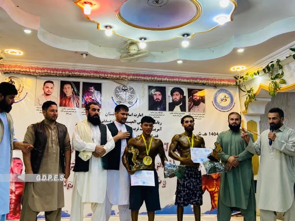 فاریاب کې د ۶۰ ورزشکارانو ترمنځ د فټنس او بدن ښکلا ديارلسم پړاو سيالۍ ترسره شوې