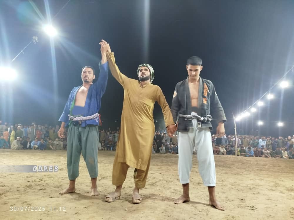 رقابت‌های کورش میان ۵۰ تن در ولسوالی امام صاحب برگزار شد