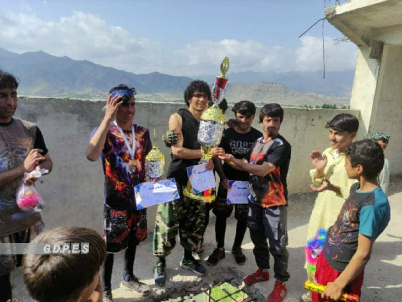 پکتیا؛ په ډنډ پټان ولسوالۍ کې د ۱۵۰ ورزشکارانو ترمنځ د ځغاستې سیالۍ وشوې