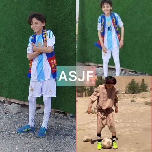 د بادغیس ولایت د فوټبال لوبې ځانګړی مینوال ماشوم محمد عثمان، چې په خواله رسنیو کې یې ویډیو خپره شوې وه