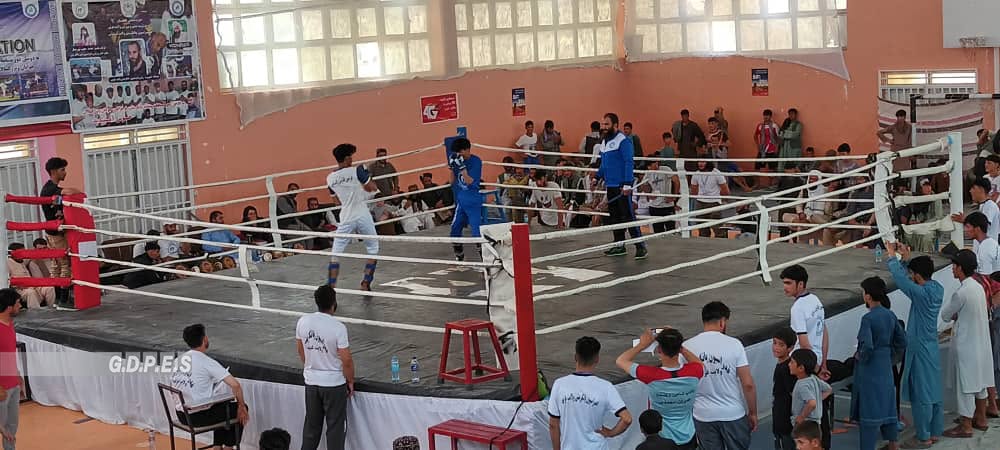 غزنی؛ دومین دور مسابقات پانکریشن با اشتراک ۶۰ ورزشکار برگزار گردید