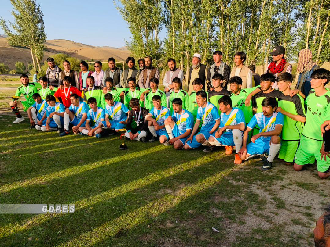 میدان وردک؛ رقابت‌های فوتبال میان نُه تیم در ولسوالی حصه اول بهسود به پایان رسید