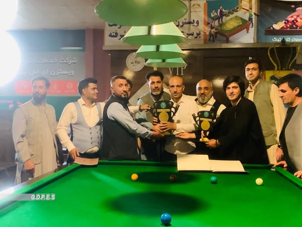 هرات کې د ۱۶ ورزشکارانو ترمنځ د سنوکر سیالۍ ترسره شوې