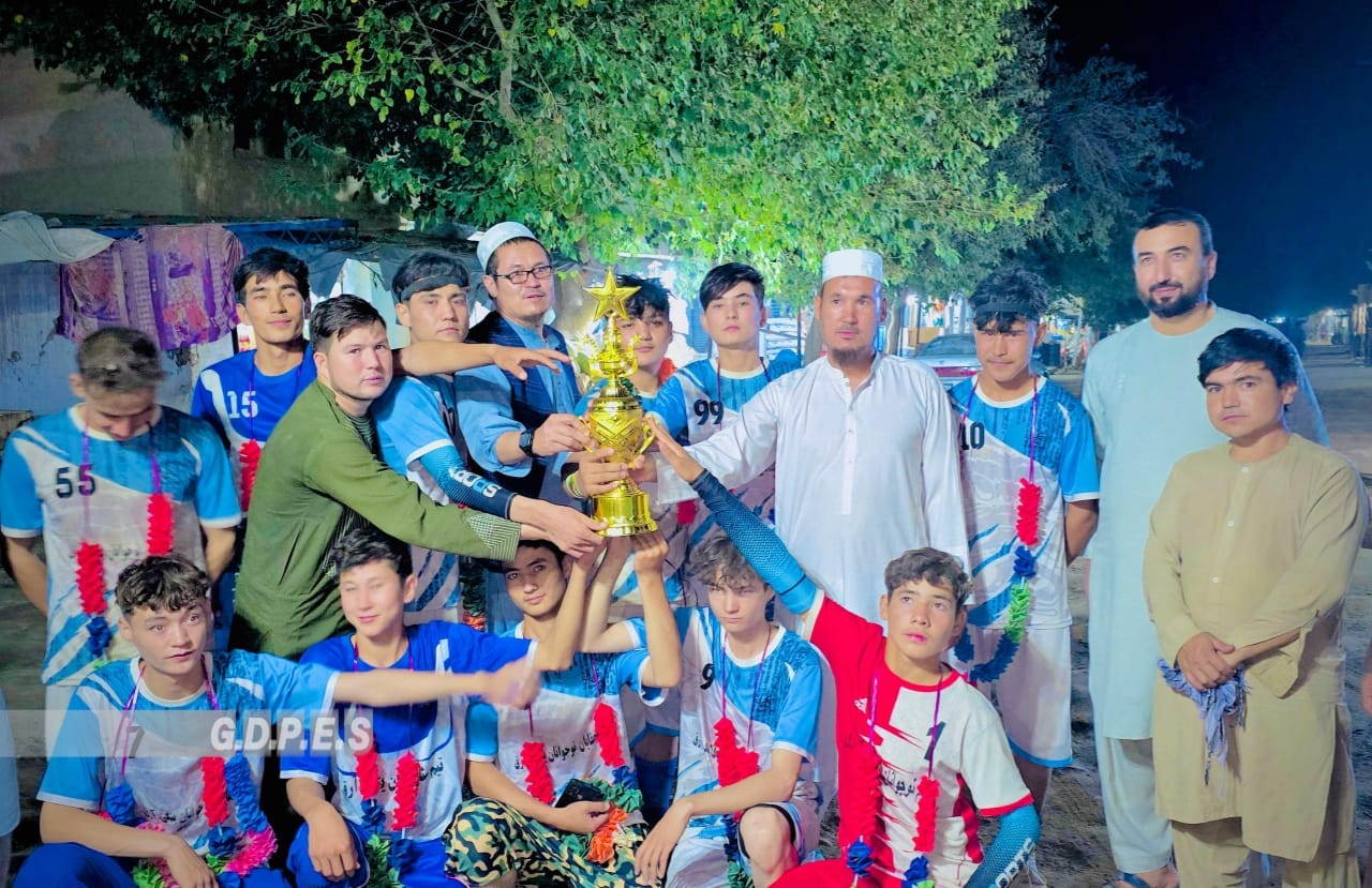 کندز؛ مسابقات فوتبال با اشتراک هشت تیم با قهرمانی تیم ینگی آرق به پایان رسید