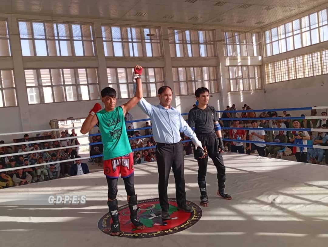 رقابت های موی تای با اشتراک ۸۰ تن در بامیان برگزار شد