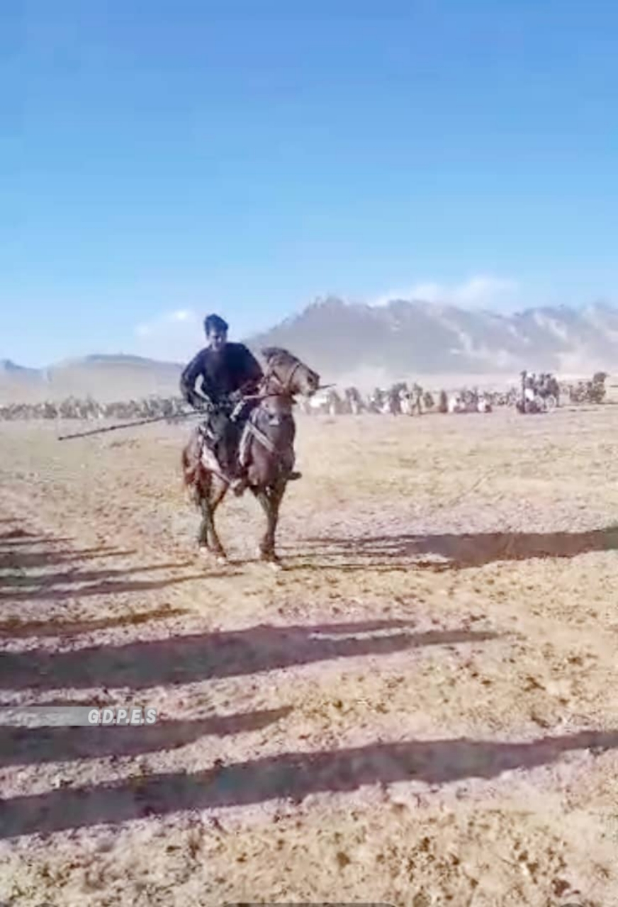 زابل؛ رقابت‌های نیزه‌زنی میان چهار تیم در ولسوالی شاجوی برگزار شد