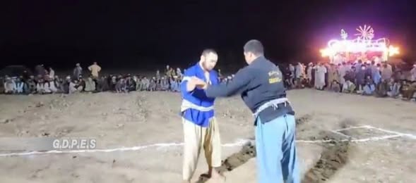 جوزجان؛ رقابت کشتی محلی با اشتراک ۶۰ تن در ولسوالی آقچه برگزار شد
