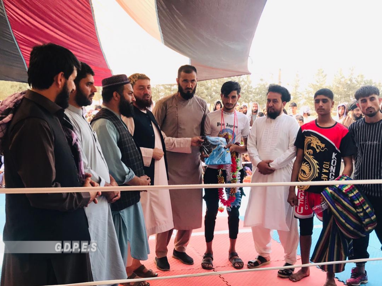 کندز؛ چهار درې ولسوالۍ کې د ۴۰ ورزشکارانو ترمنځ د کونګ‌فو سیالۍ ترسره شوې