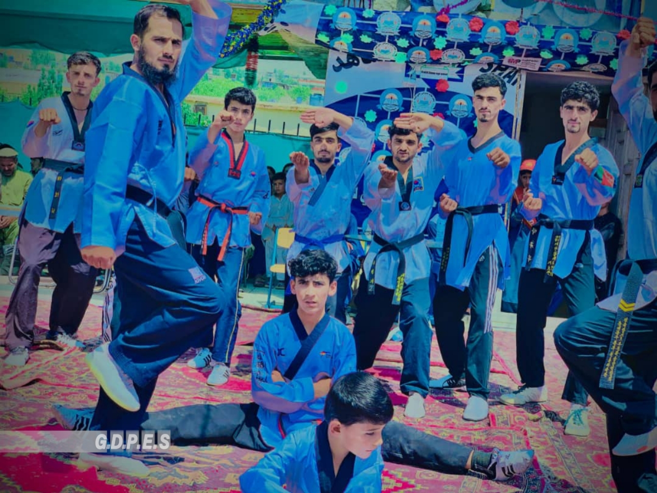 پکتیا؛ څمکنیو ولسوالۍ کې د ۳۰ ورزشکارانو ترمنځ د تکواندو نندارې ترسره شوې