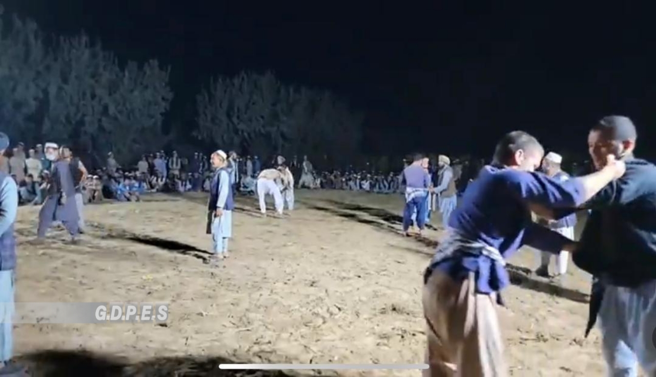 بلخ؛ شورتپه ولسوالۍ کې د ۱۰۰ پهلوانانو ترمنځ د کورش سيالۍ وشوې