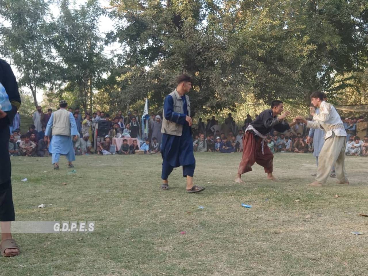 کندز؛ خان آباد ولسوالۍ کې د ٧٠ ورزش کارانو ترمنځ د کورش سیالۍ ترسره شوې