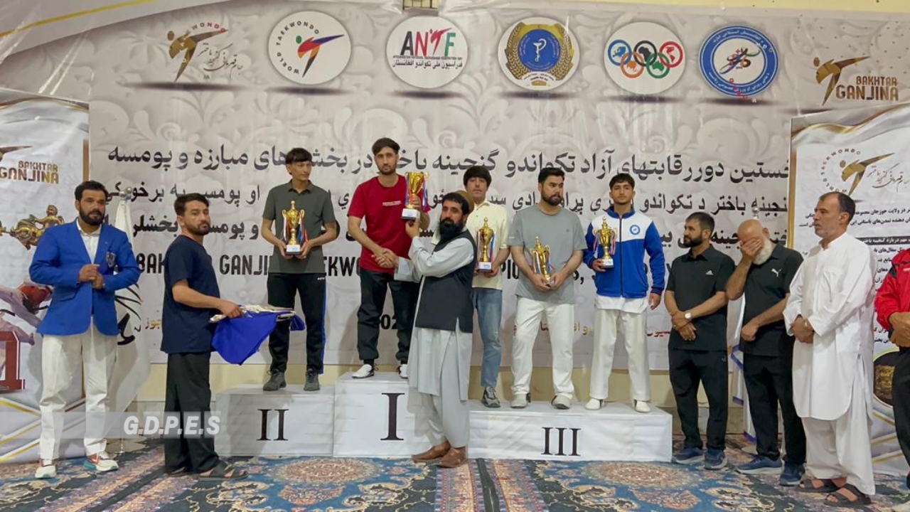 جوزجان؛ اولین دور مسابقات سبک مبارزه تکواندو با اشتراک ۱۰۰ ورزشکار به پایان رسید
