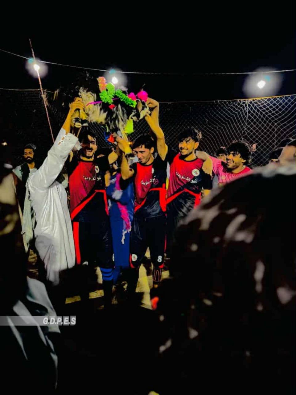 خوست؛ تڼیو ولسوالۍ کې د څلورو لوبډلو ترمنځ د والیبال سیالۍ پای ته ورسېدې