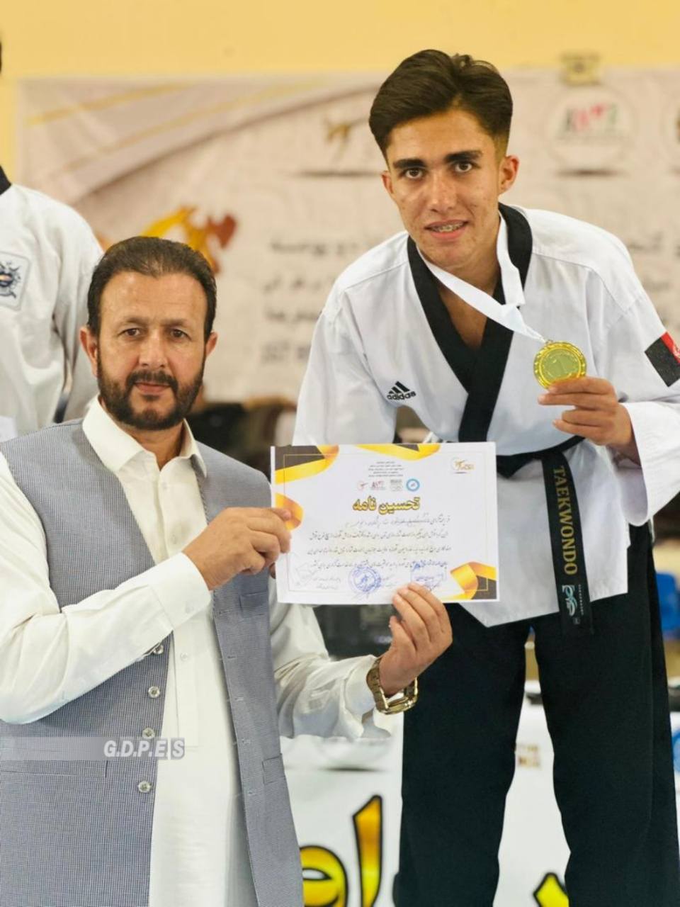 جوزجان؛ اولین دور مسابقات سبک پومسه تکواندو با اشتراک ۱۰۰ ورزشکار به پایان رسید