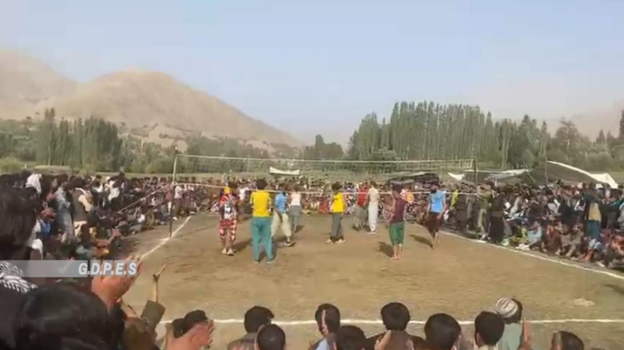 بغلان؛ مسابقات والیبال میان ۱۲ تیم در ولسوالی فرنگ پایان یافت