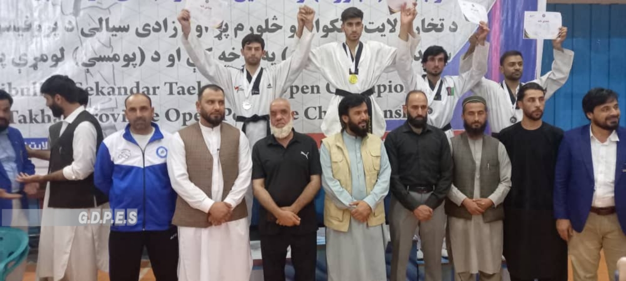 تخار؛ چهارمین دور مسابقات تکواندو جام پروفیسور دوکتور نجیب الله سکندری به پایان رسید