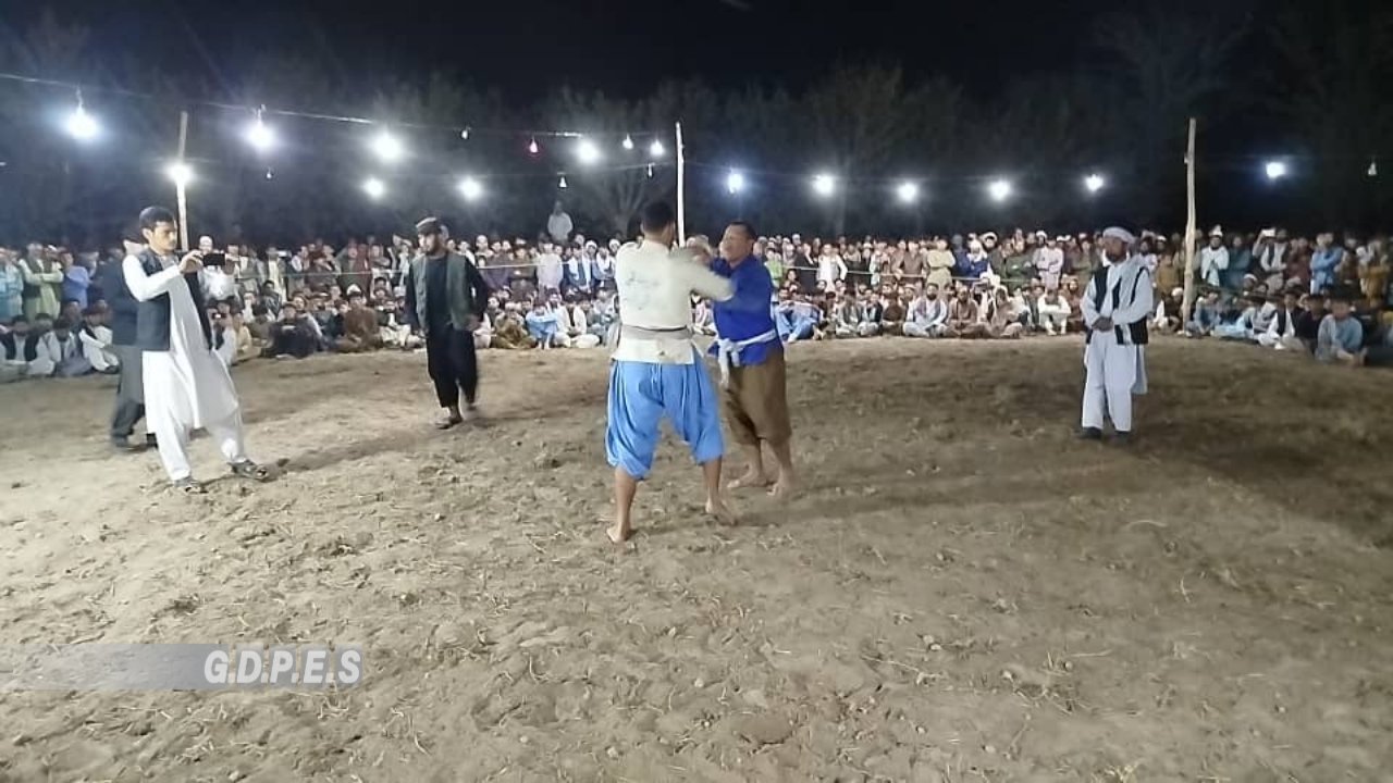 کندز؛ مسابقات پهلوانی کورش با اشتراک ۷۰ ورزشکار در ولسوالی امام صاحب برگزار گردید