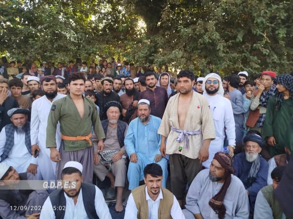 کندز؛ مسابقات پهلوانی کورش با اشتراک ۴۰ ورزشکار در ولسوالی امام صاحب برگزار گردید
