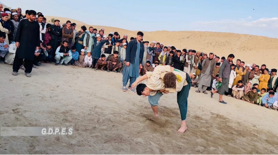 تخار؛ کلفګان ولسوالۍ کې د ۶۰ کورشکارانو ترمنځ د کورش سیالۍ وشوې