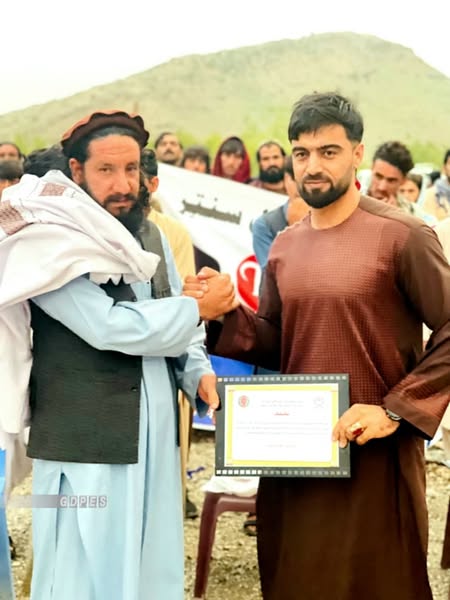 خوست؛ ترېزیو علیشېرو ولسوالۍ کې د ٦٠ لوبډلو ترمنځ د ټېپ بال کرېکټ سیالۍ پای ته ورسېدې