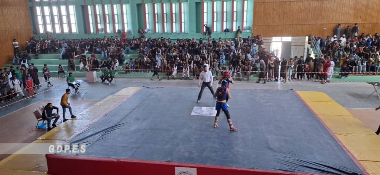 لوګر؛ مرکز پل علم ښار کې د ۲۰۸ ورزشکارانو ترمنځ د ووشو سیالۍ ترسره شوې