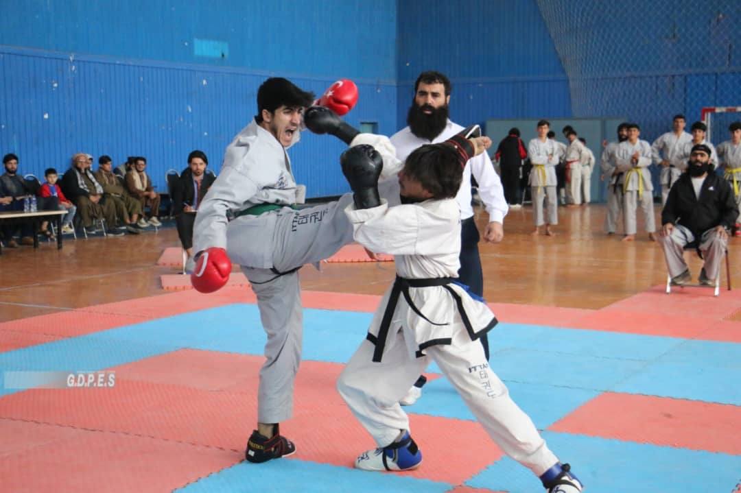 مسابقات انتخابی تیم ملی تکواندوی سنتی با اشتراک ۱۳۰ ورزشکار در کابل پایان یافت 