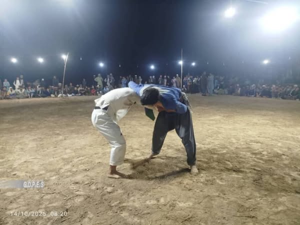 کندز؛ رقابتهای کورش میان ۴۴ ورزشکار در ولسوالی امام صاحب برگزار شد