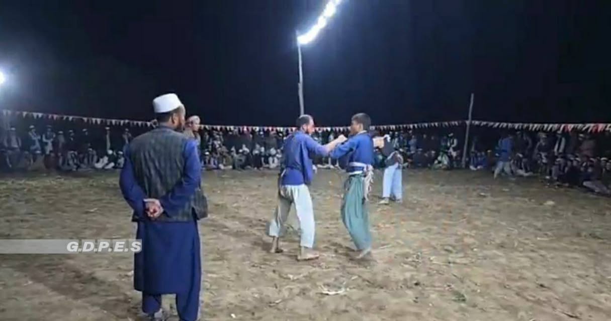 بلخ؛ مسابقات محلی کورش میان ۸۰ ورزشکار در ولسوالی کلدار برگزار شد