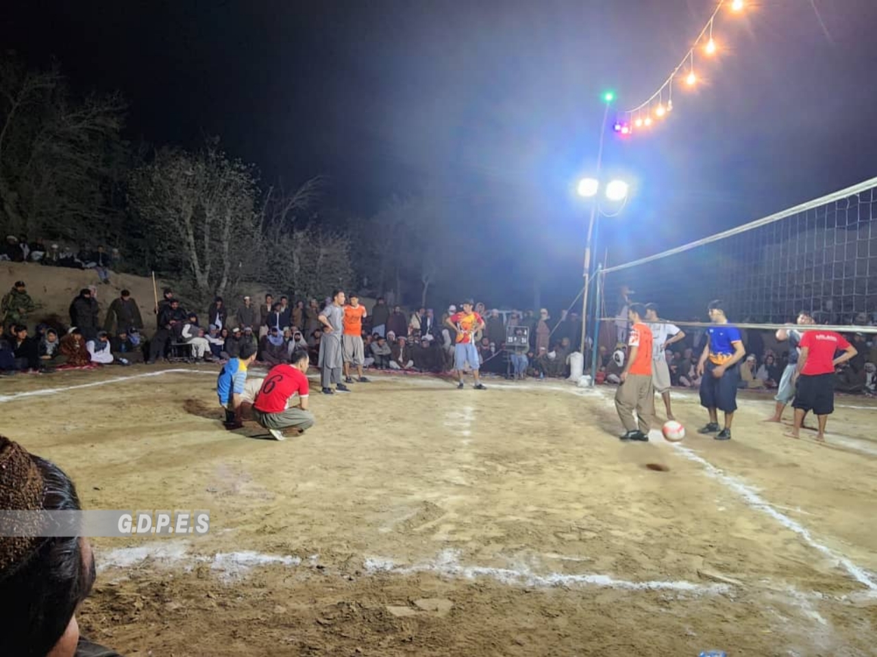 بلخ؛ دولت آباد ولسوالۍکې د  شپږو لوبډلو ترمنځ د  واليبال سیالۍ وشوې