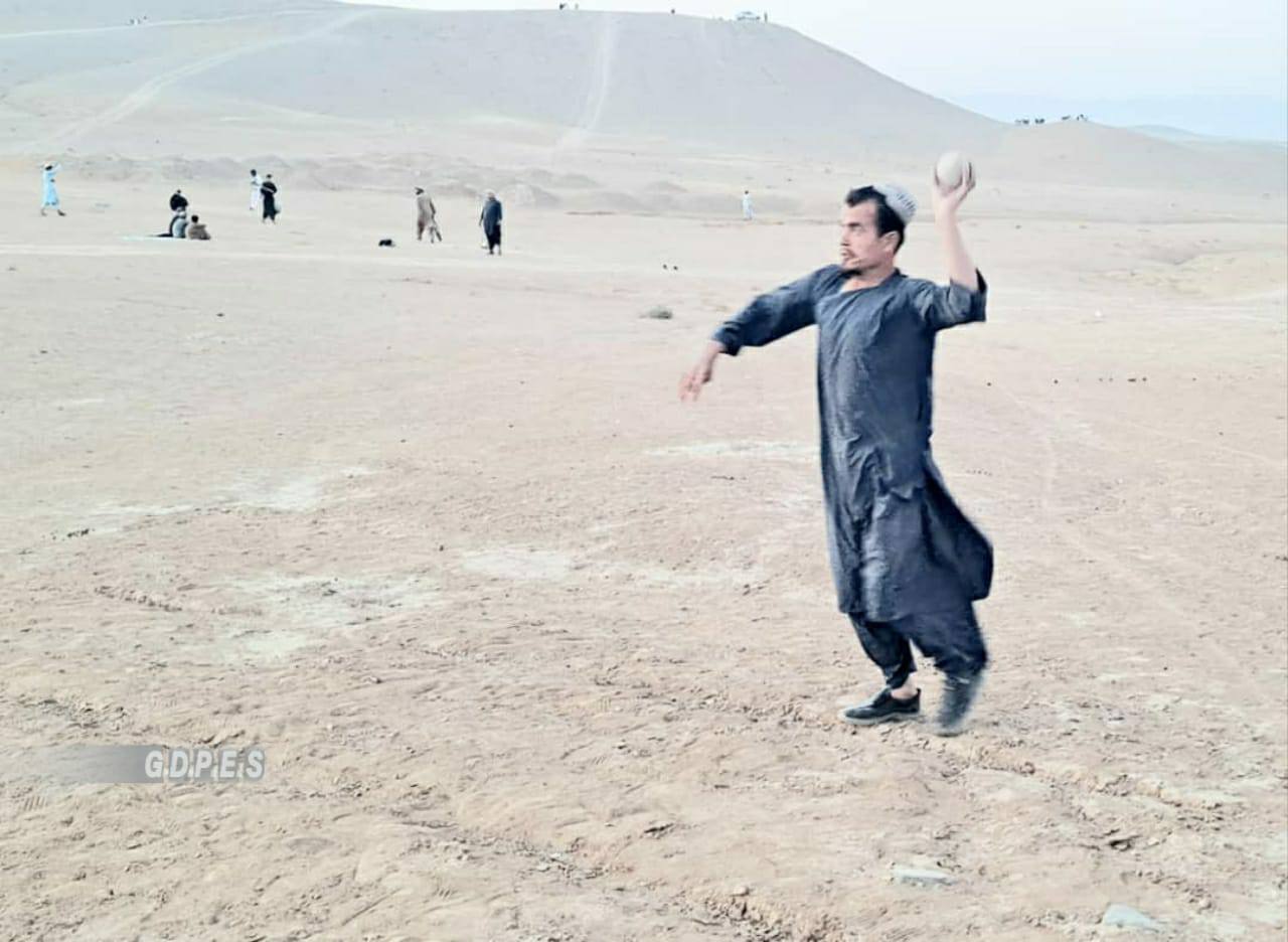 زابل کې د ۵۰ ورزشکارانو ترمنځ د تیږې اچونې سیالۍ ترسره شوې