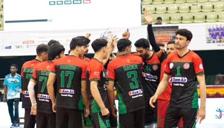 د والیبال ملي لوبډلې د مرکزي اسيا سیالیو خپله درېيمه لوبه ترکمنستان ته بايلوده