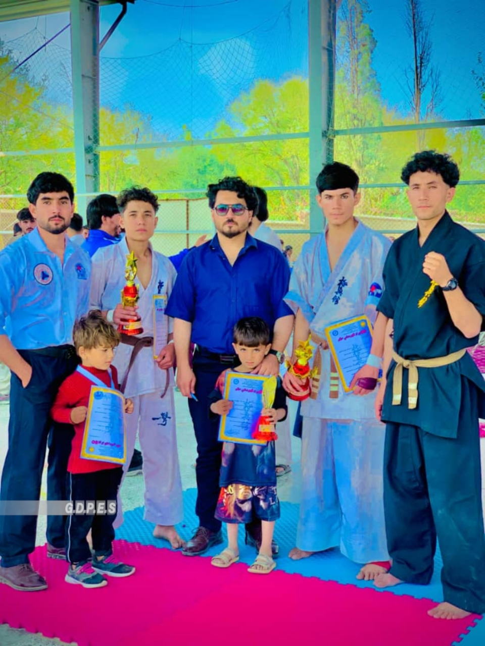 خوست کې د ۷۰ ورزشکارانو ترمنځ د کراټې دېرشم پړاو سیالۍ ترسره شوې