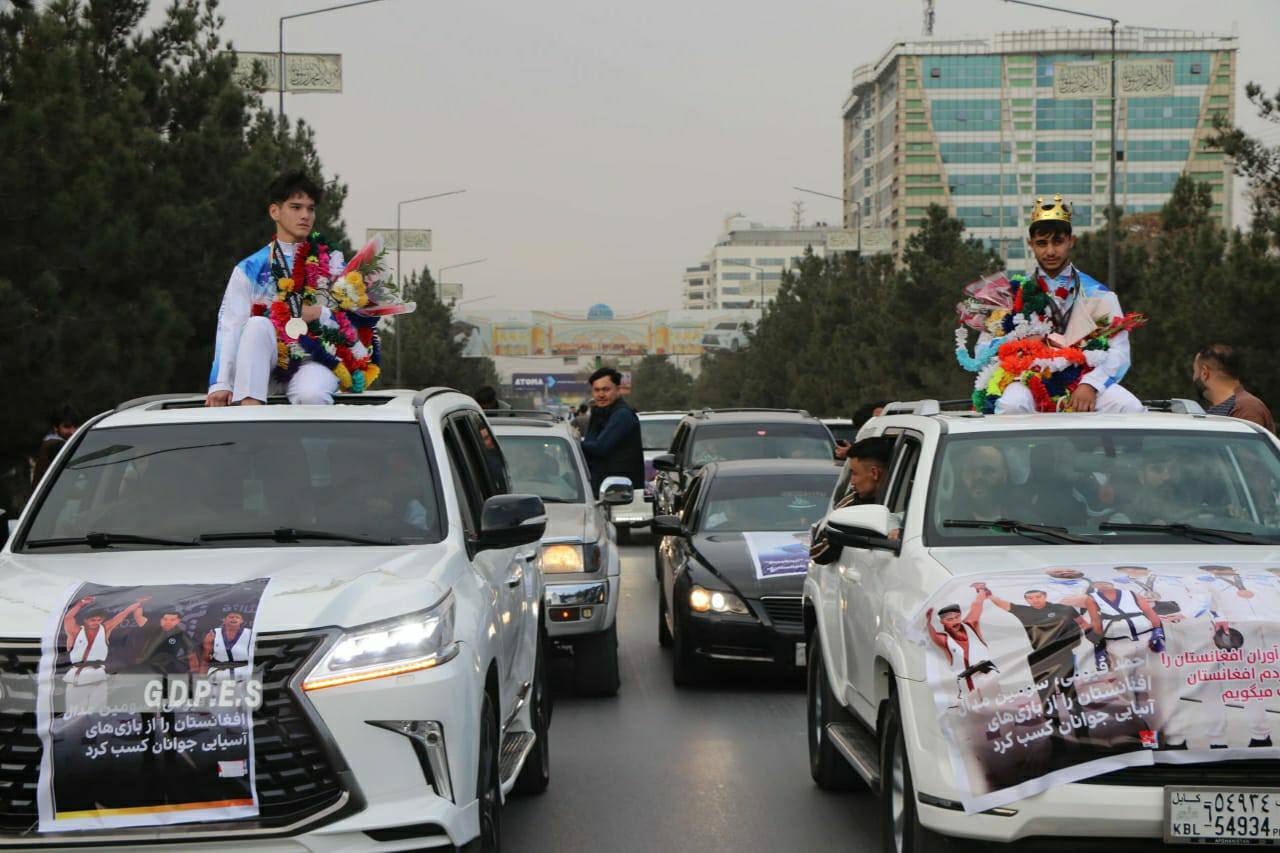 له اسیایي سیالیو څخه د رزمي ورزشونو د مډال ګټونکو ورزشکارانو تود هرکلی وشو