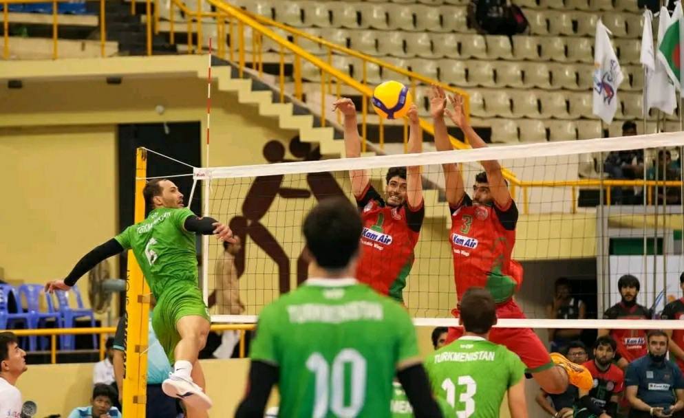 د والیبال ملي لوبډلې د اسیا مرکزي زون سیالیو دویم مقام وګاټه