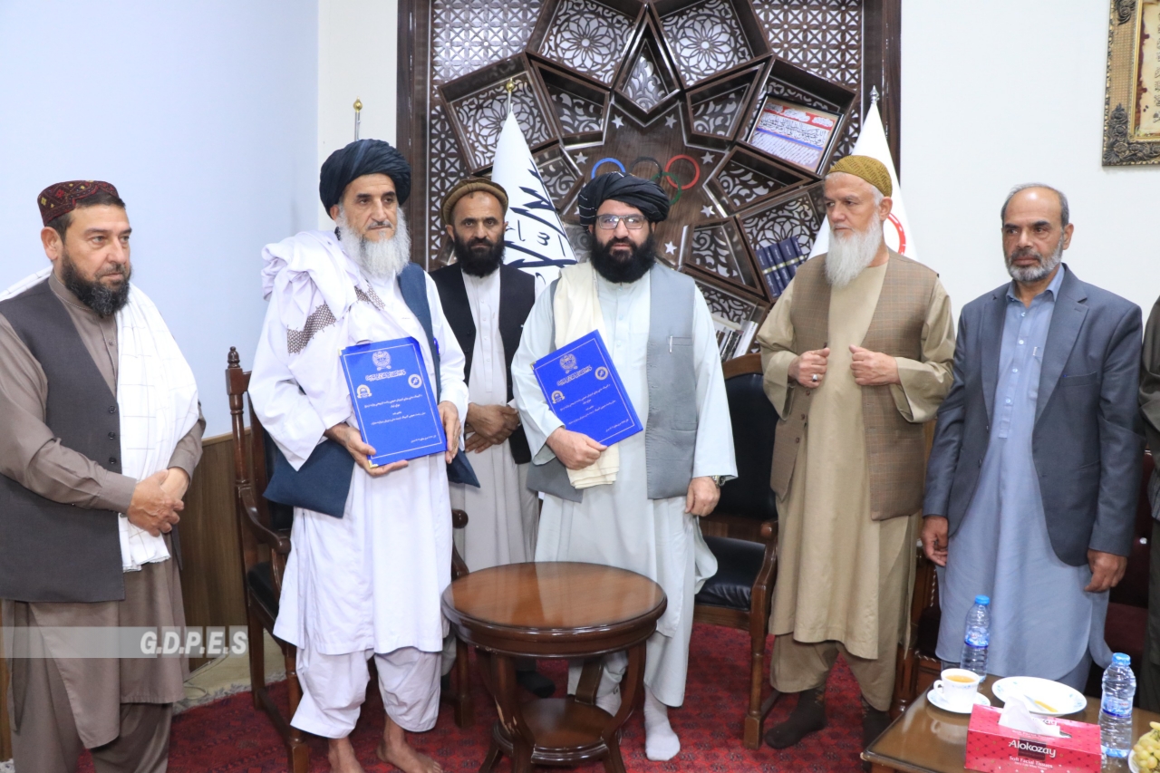 د هېواد د ورزش ادارې او پوهنې وزارت ترمنځ د همکاري ګډ هوکړه لیک لاسلیک شو