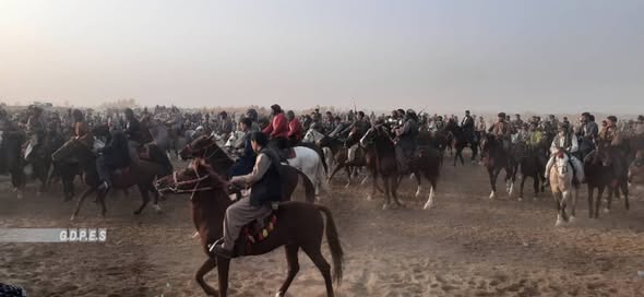 کندز؛ رقابت های بزکشی با اشتراک ۸۰ چاپنداز در شهر این ولایت برگزار شد