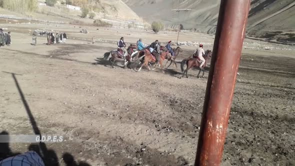 پنجشیر؛ رقابت های بزکشی با اشتراک ۳۰ تن در ولسوالی پریان پایان یافت