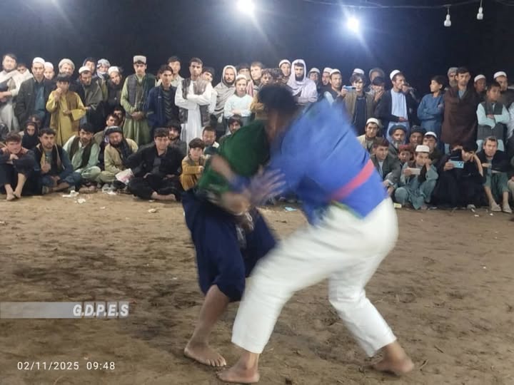 کندز؛ امام صاحب ولسوالۍ کې د ۵۴ ورزشکارانو ترمنځ د کورش سیالۍ ترسره شوې