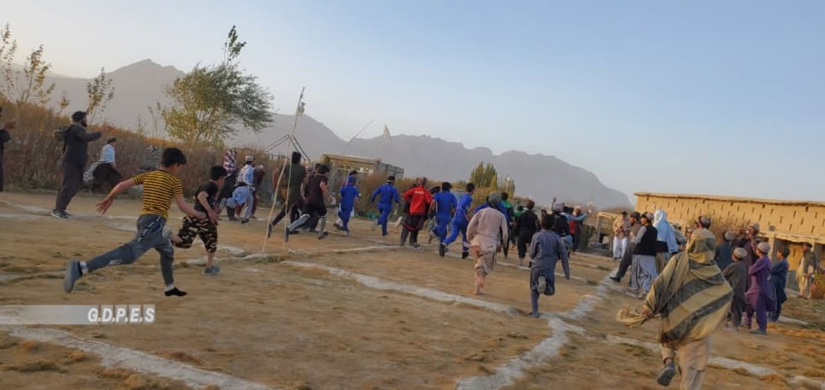 زابل؛ شاجوی ولسوالۍ کې د ۳۰ ورزشکارانو ترمنځ د ځغاستې سیالۍ ترسره شوې