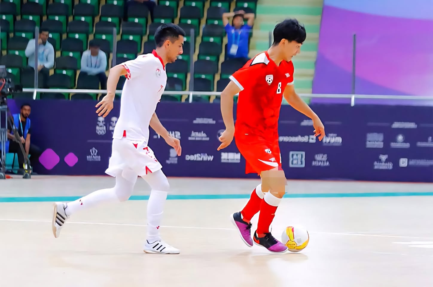 د فوټسال ملي لوبډلې د اسلامي همغږۍ سیالیو کې تاجکستان ته ماته ورکړه